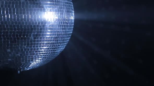 Disco Mirror Ball Rotating