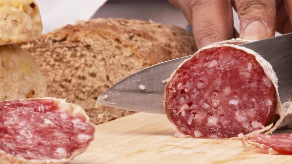 Macro Slicing Salami 