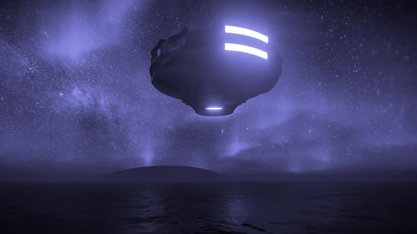 Ufo On The Sea