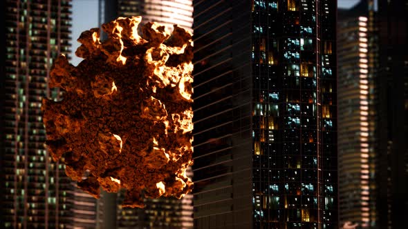 Empty City Caused By Quarantine As a Result of Coronavirus Infection alt