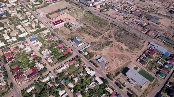 The Small Town of Balkhash is a View From a Drone