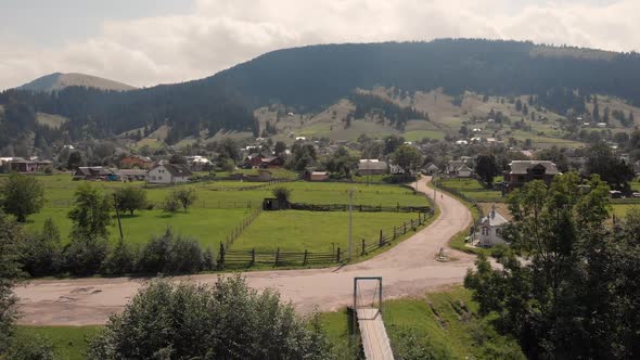 View on Mountain Village in Valley