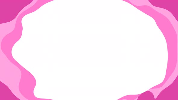 Pink Color Abstract Shape Liquid Background