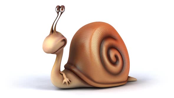 Fun slow snail