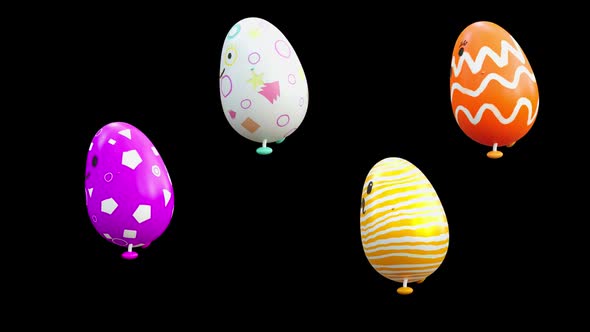 70 Easter Day Eggs Dancing HD