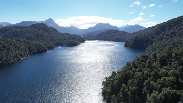 Nahuel Huapi National Park in Argentina. 