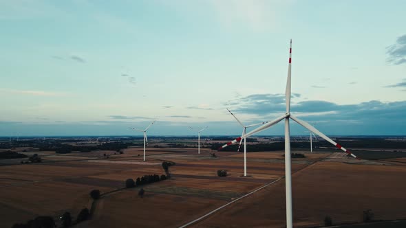 Wind Turbine in the Field