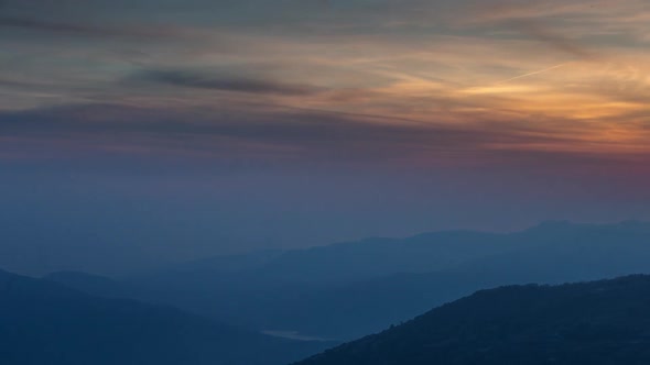 Las alpujarras spain granada mountains timelapse