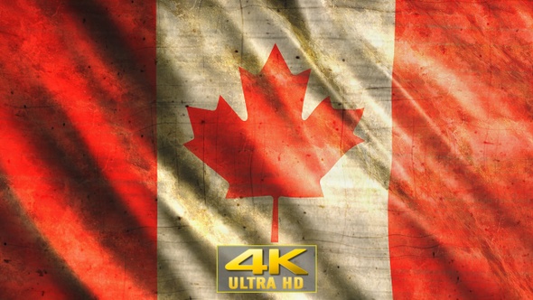 Canada Flag Grunge alt