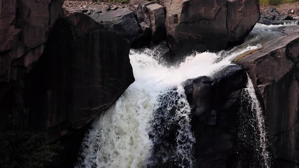 High Falls on the Pigeon River in Minnesota