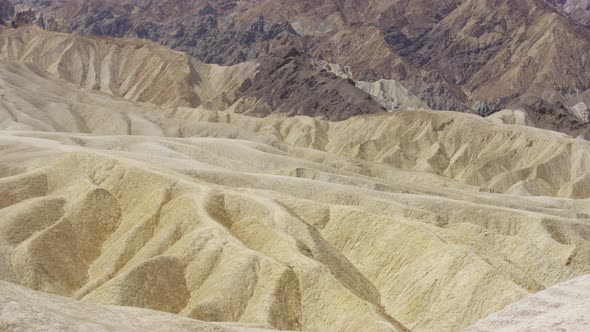 Erosional landscape in Death Valley 