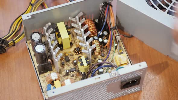 Maintenance of the Power Supply of a Desktop Computer or a Farm