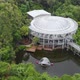 Wire Opera House, Pedreira park (Curitiba, Parana, Brazil) aerial view - VideoHive Item for Sale
