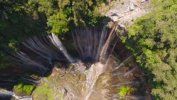 Waterfall Coban Sewu Java Indonesia