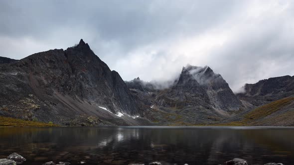 Grizzly Lake in Tombstone Territorial Park, Yukon, Canada.