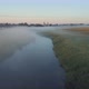 Aerial View of the Fog Over the River at Dawn - VideoHive Item for Sale