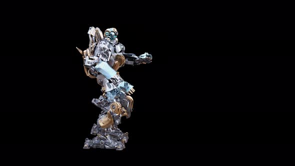 13 Robot Dancing 4K