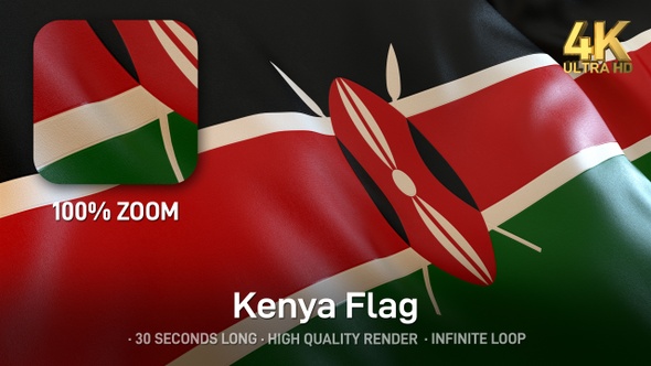 Kenya Flag - 4K