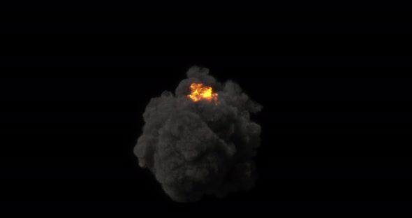 animation of dark smoke