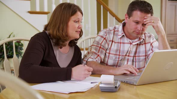 Couple upset about personal finances