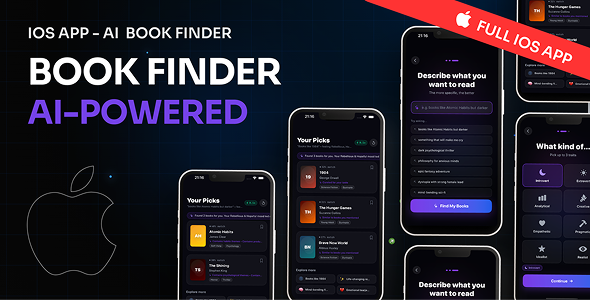 ReadMind - AI Book Finder for iOS