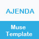 Ajenda - Multi-purpose One Page Muse Template - ThemeForest Item for Sale