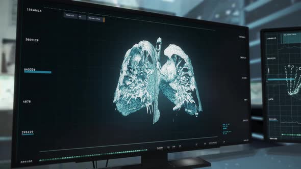 Using Hospital Scanner Equipment For Diagnostic Examination Of Patents Health alt