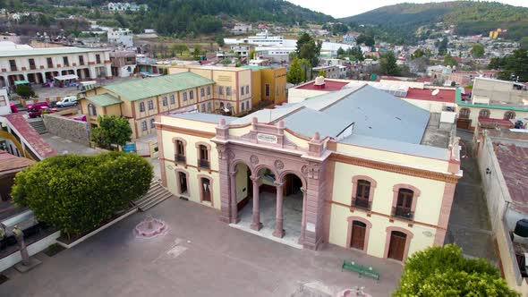 shot of left side if theatre in mexico