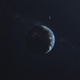 Space. Earth, Moon rotate in space - VideoHive Item for Sale