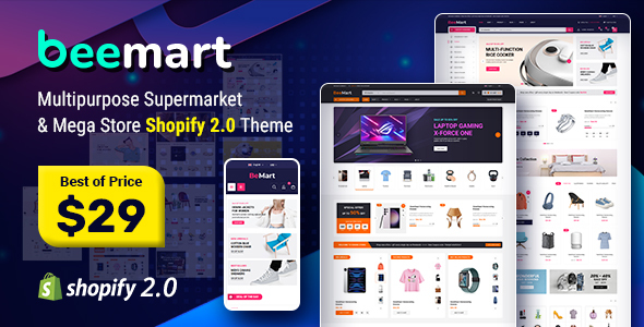 Beemart – Multipurpose Supermarket & Mega Store Shopify 2.0 Theme