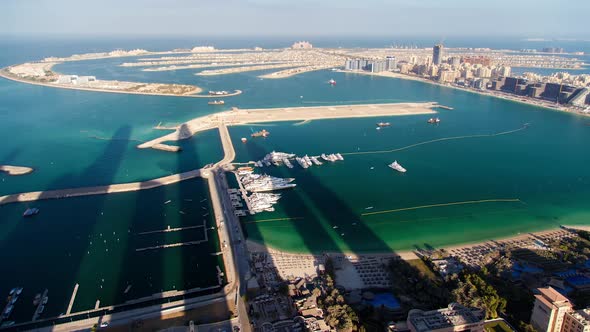 The Palm Jumeirah Time-lapse