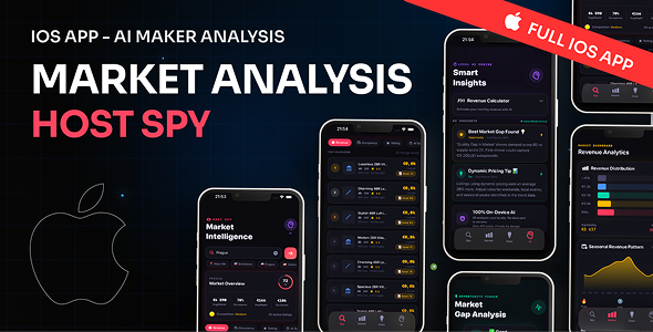 Airbnb Host Spy (iOS) – Market Intelligence, Revenue Analytics & Gap Detection App