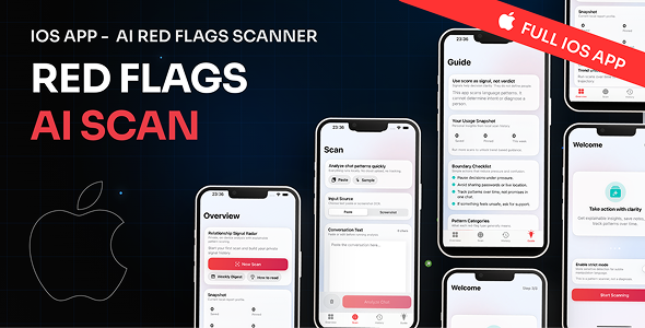 Red Flag Scanner for iOS