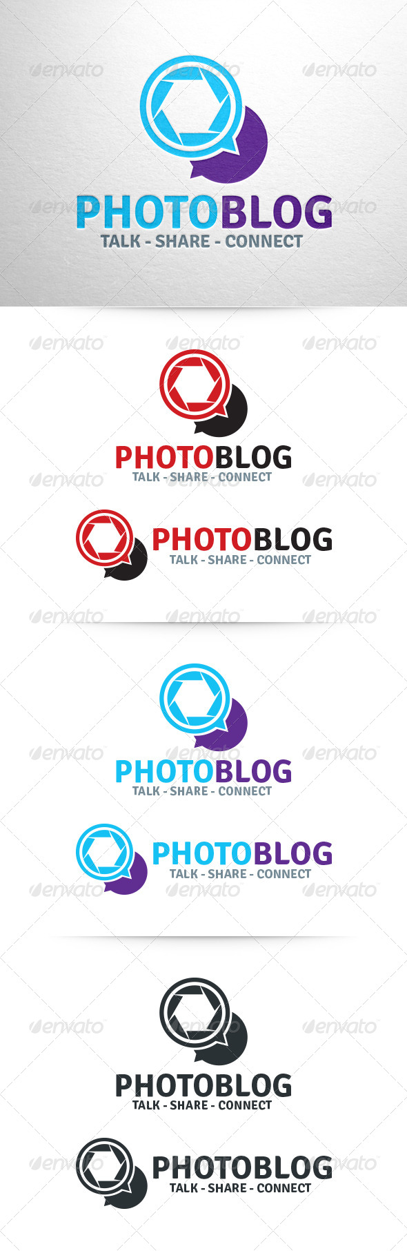 Photo Blog Logo Template