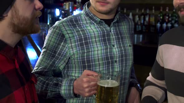 Friends Cheer at the Pub