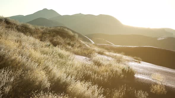 Sunset Over the Valley Fields