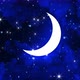 4k Moon And Stars - VideoHive Item for Sale