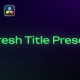 Fresh Title Presets - VideoHive Item for Sale