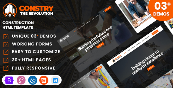 Constry - Construction HTML Template