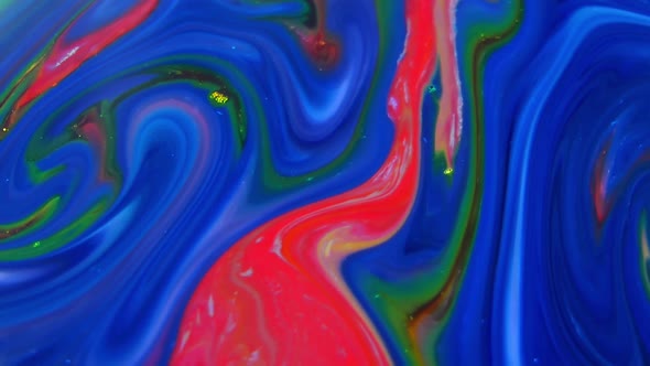 Swirling And  Liquid Explosion Paint Texture