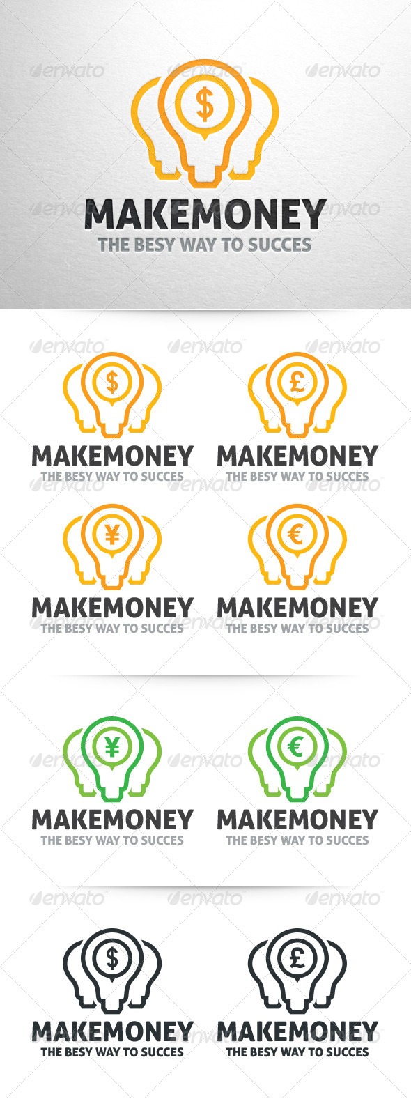 Make Money Logo Template