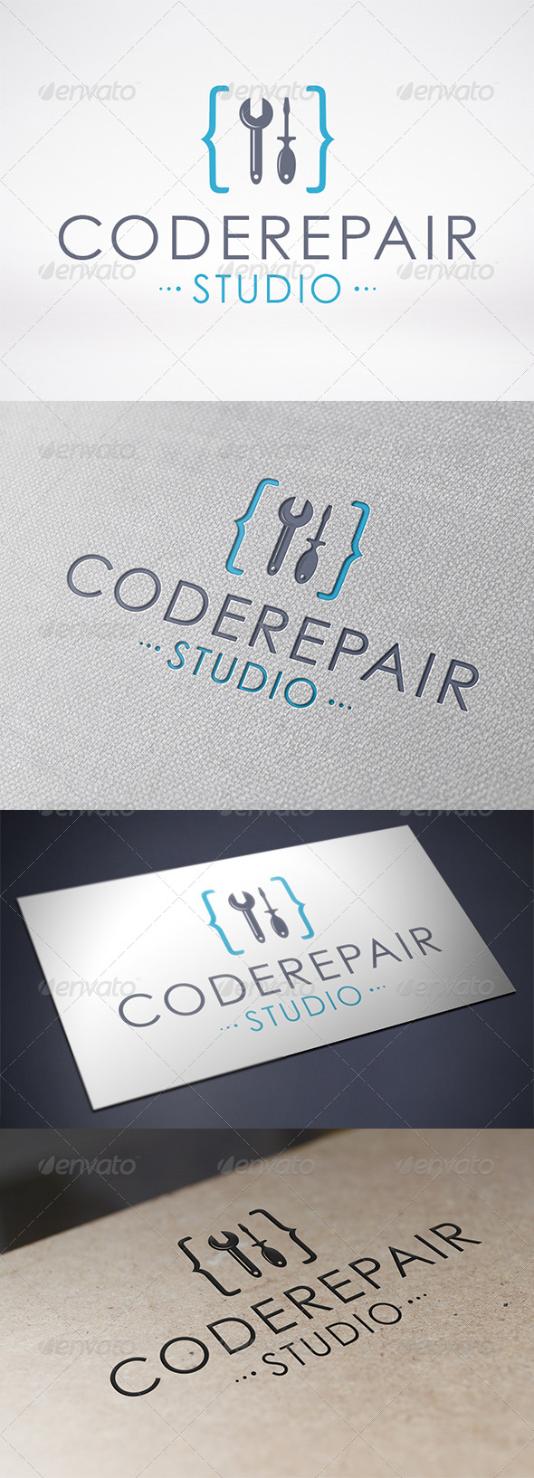 Code Repair Logo Template