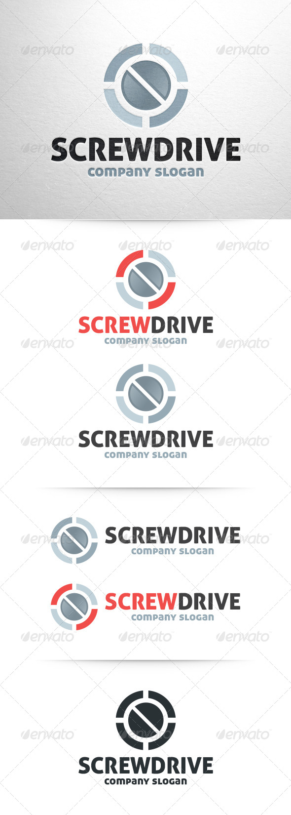 Screwdrive Logo Template