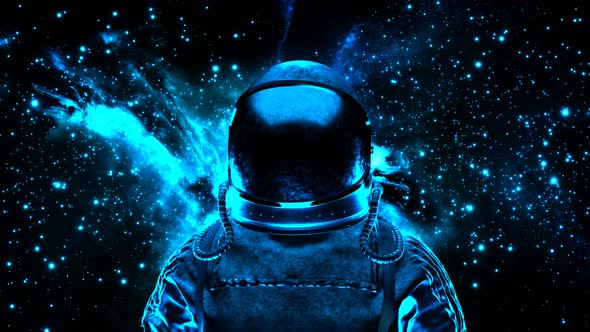 Astronaut in outer space.