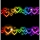 Rainbow Heart Border with Sparkles - GraphicRiver Item for Sale