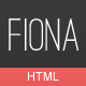 FIONA - Responsive Creative Portfolio Template - ThemeForest Item for Sale
