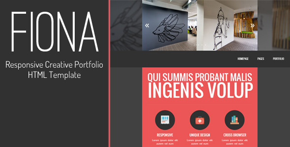 FIONA - Responsive Creative Portfolio Template