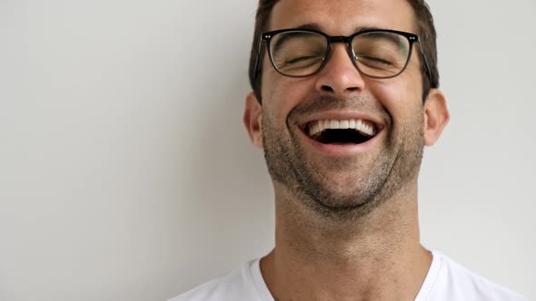 Laughing Guy in Specs
