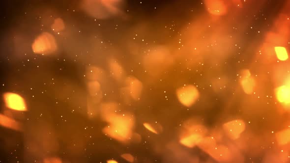 Bokeh Lights Particles Background