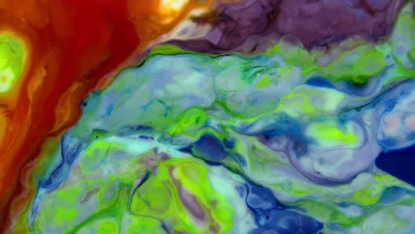 Color Surface Moving Liquid Paint Arty Texture